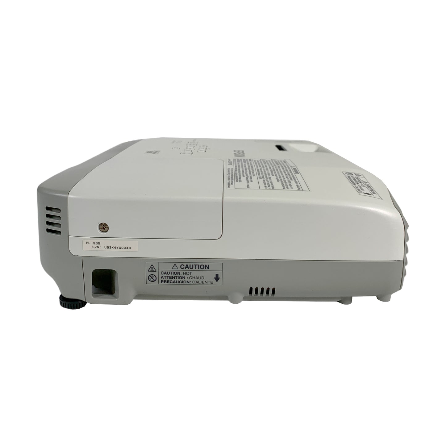 Epson PowerLite 965 Portable Classroom & Meeting Room Projector | 3500 Lumens HDMI XGA