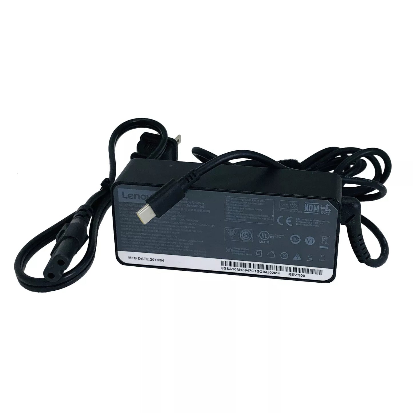 Original Lenovo Adapter 65W USB-C for ThinkVision M14 M14t Portable Monitor wPC