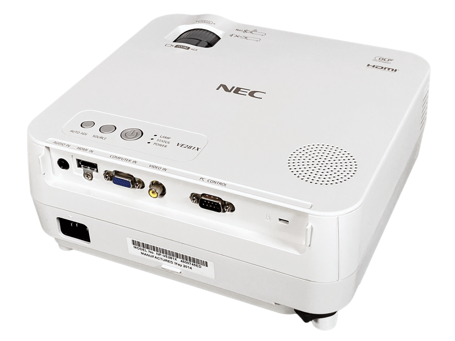 NEC NP-VE281X - DLP Projector 2800 Lumens HD PC 3D Ready XGA