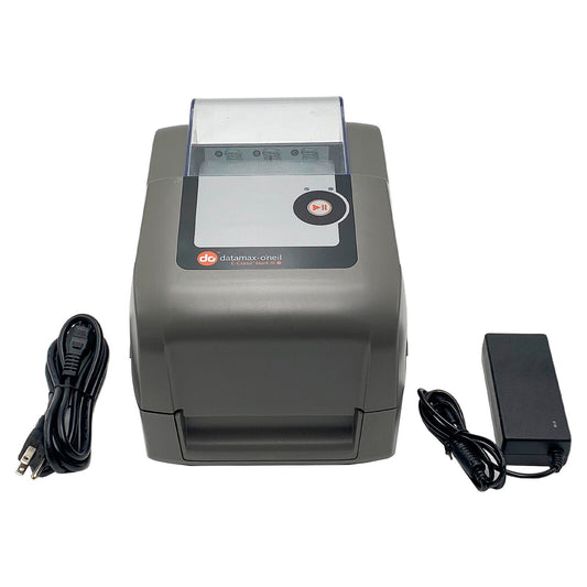 Datamax O'Neil E-4205A Thermal Barcode Transfer Label Printer LAN USB Serial with AC Adapter