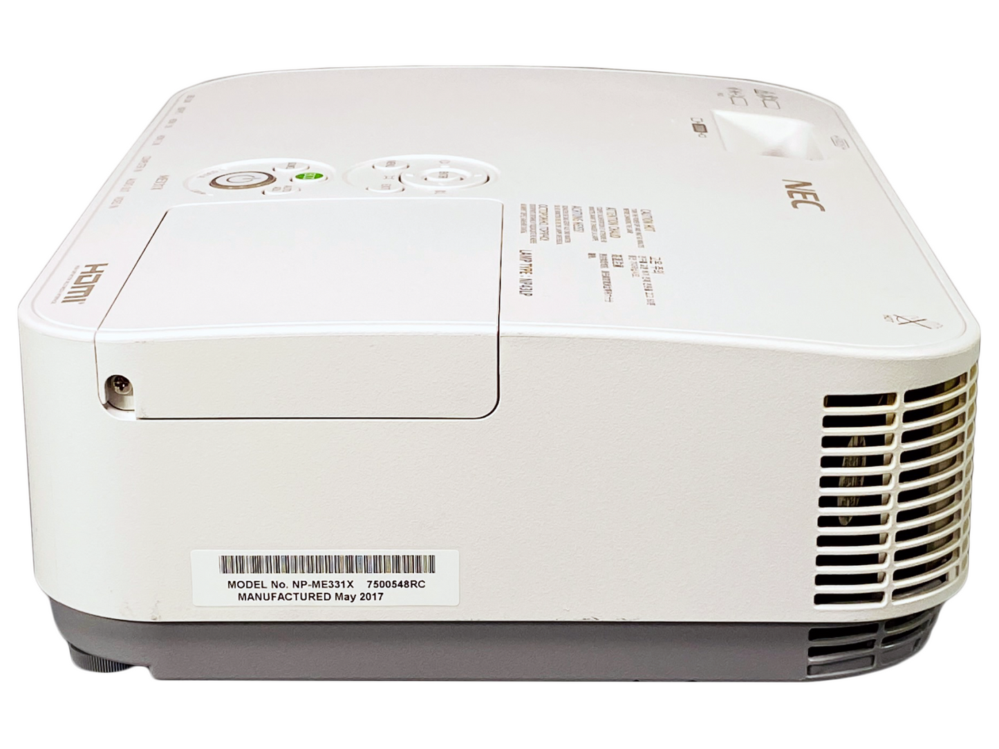 NEC ME331X 3LCD Projector XGA 3300 Lumens Full HD HDMI