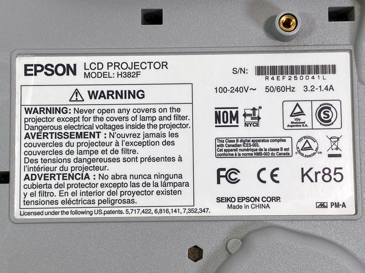 Epson PowerLite 95 3LCD Projector Refurbished HD 1080i HDMI Remote bundle