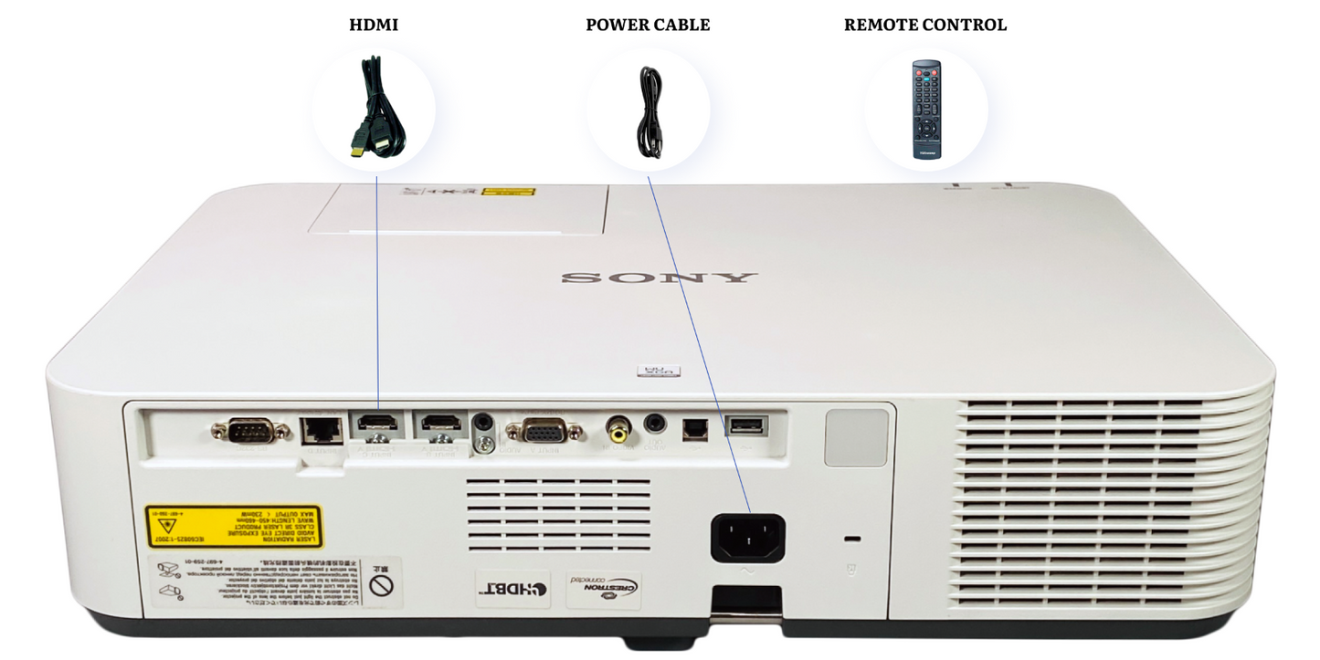 Sony VPL-PHZ10 3LCD Projector Lens Shift 5000 ANSI Up to 20,000 Hours Laser Life