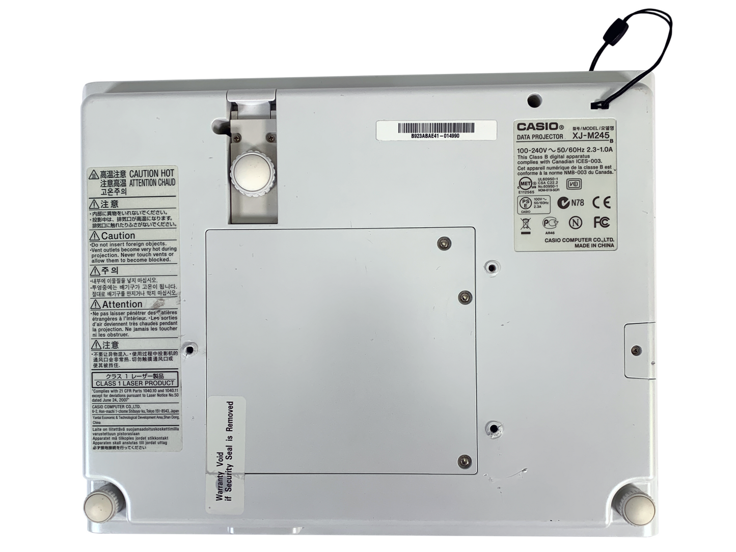 Casio XJ-M245 DLP Projector Laser/LED Hybrid 2500 Lumens PC 3D Ready WXGA HDMI