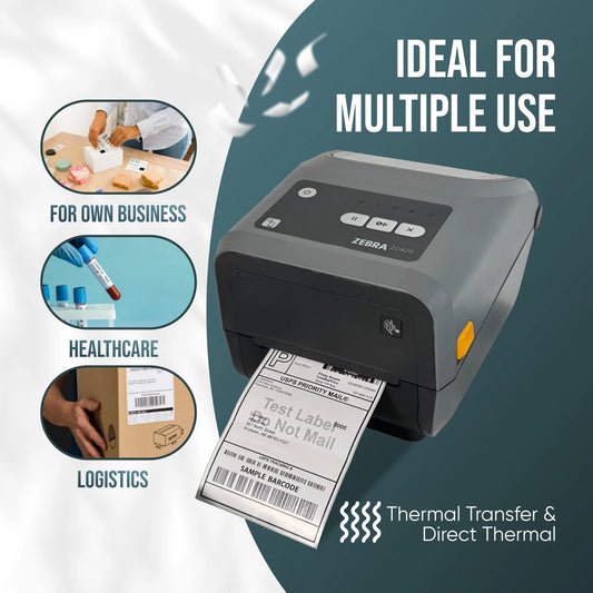Zebra ZD420 (Earlier Model Than ZD421) Direct & Thermal Label Printer BT WiFi