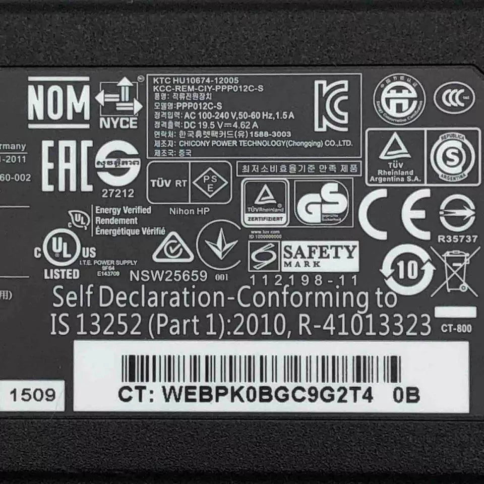 Original HP AC Power Adapter for HP Spectre X360 Laptop 15-Series - OEM Charger