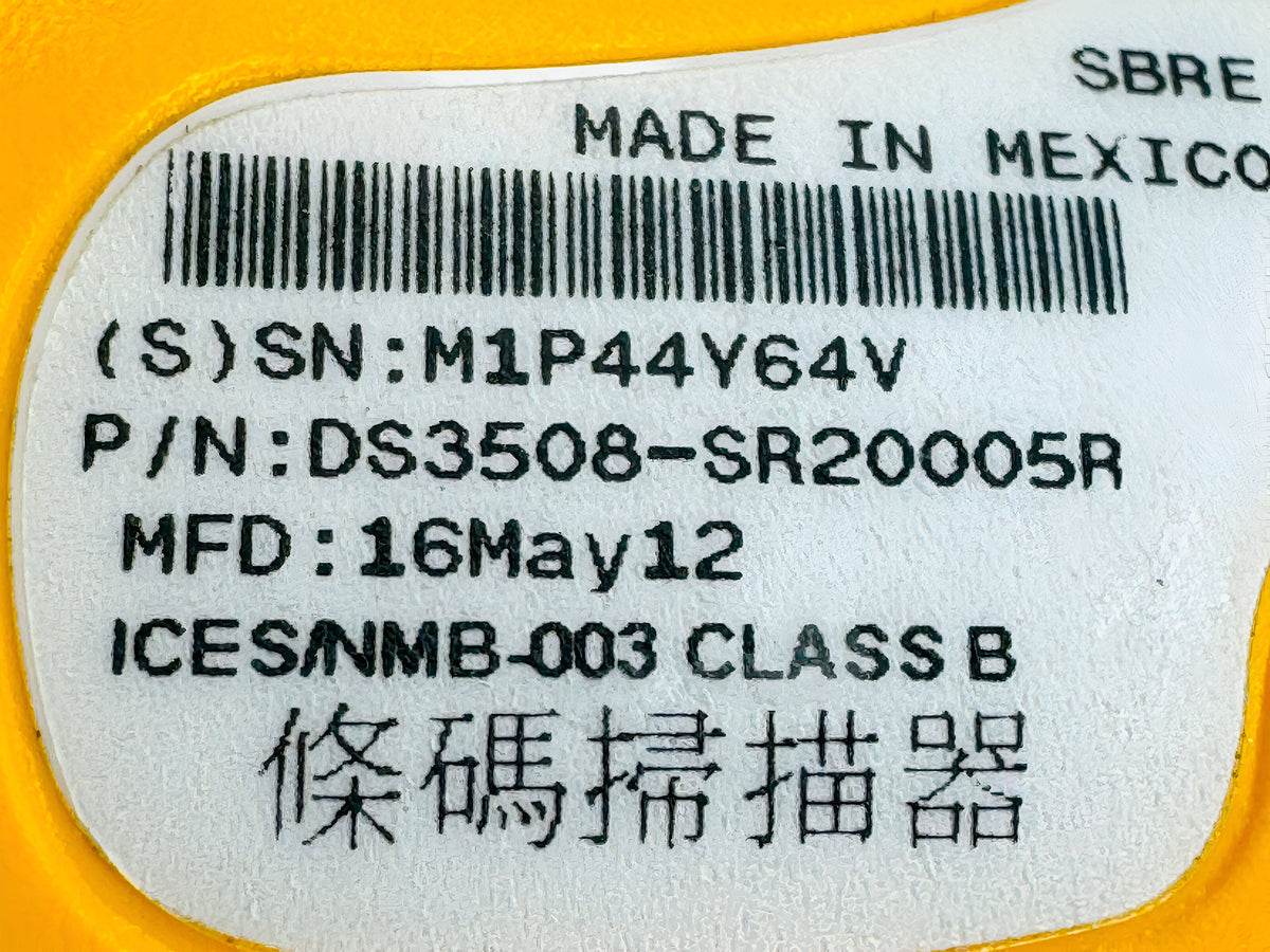 Symbol Motorola DS3508-SR Industrial Handheld 1D/2D Barcode Scanner with USB Cable