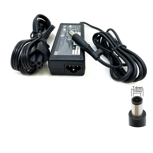 Genuine HP 65W AC Power Adapter Charger 18.5V 3.5A  Pin 7.4x5.0mm  for EliteBook w/Cord