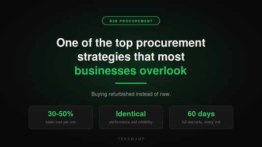 One of the top procurment strategies that most businesses overlook - TeKswamp