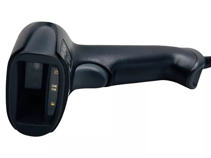 Left side profile showing scan head design