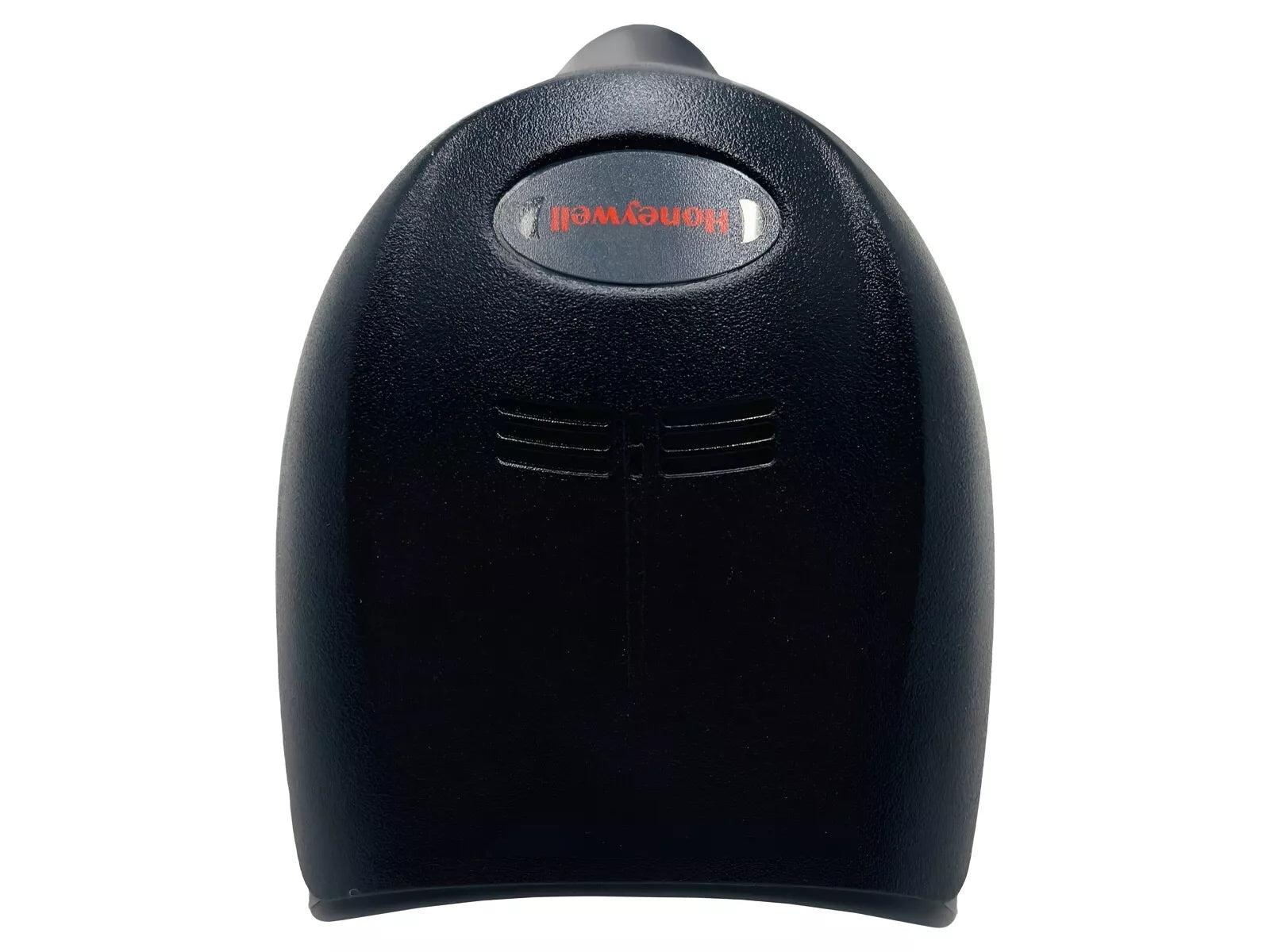 Top view showing logo and ventilation slots