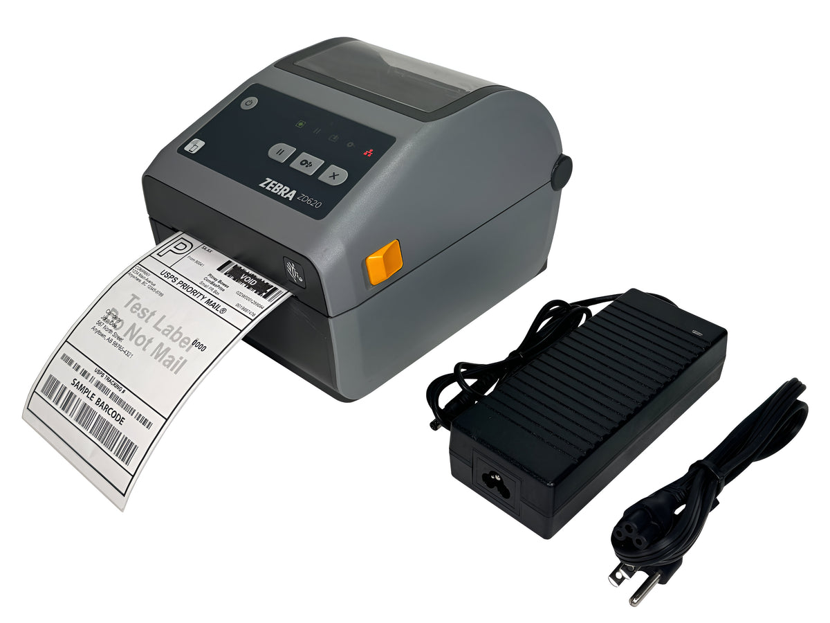 Zebra ZD620 ZD620d 203 DPI Direct Thermal Desktop Label Printer - Ethernet LAN USB