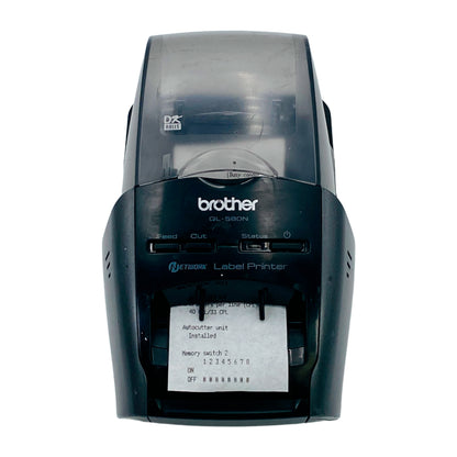 Brother QL-580N Thermal Network Label Printer USB Ethernet Serial