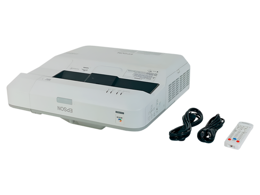 Epson BrightLink 697Ui 3LCD Ultra Short Throw Projector – WUXGA 4400 Lumens, Wireless HDMI, 4K Support