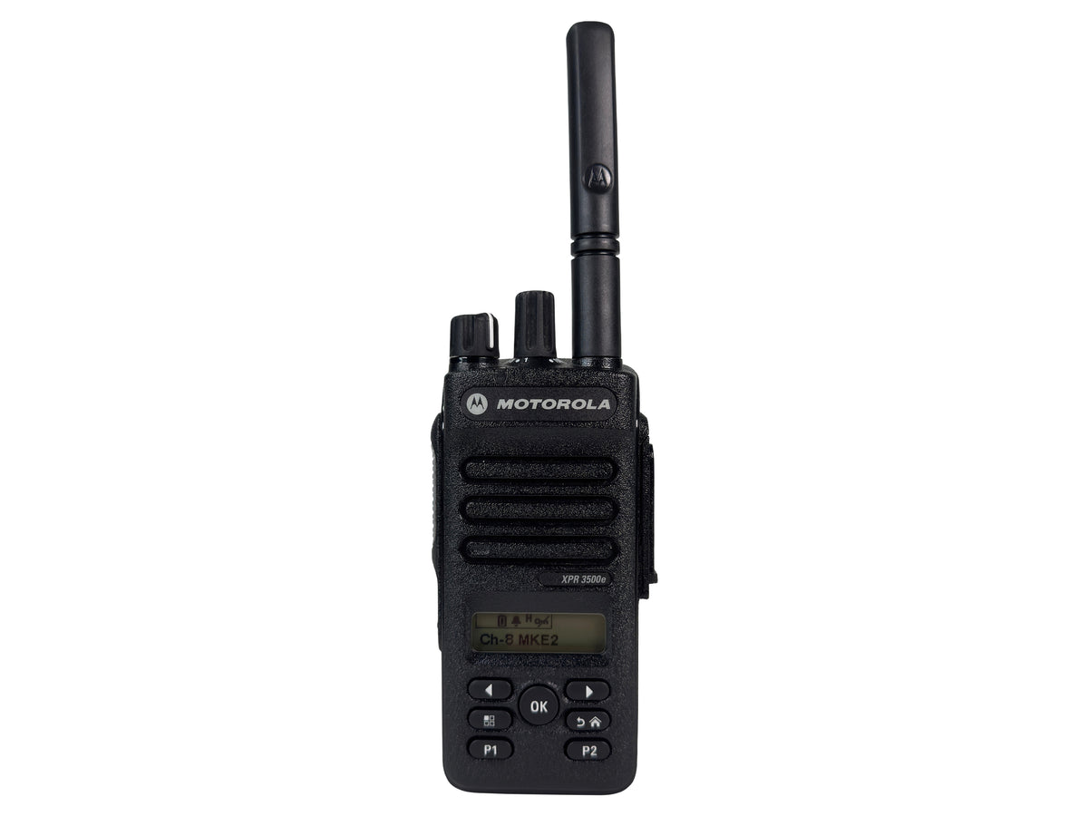 Motorola MOTOTRBO XPR 3500e Digital Two-Way Radio (IP67) with PMNN4409 Battery