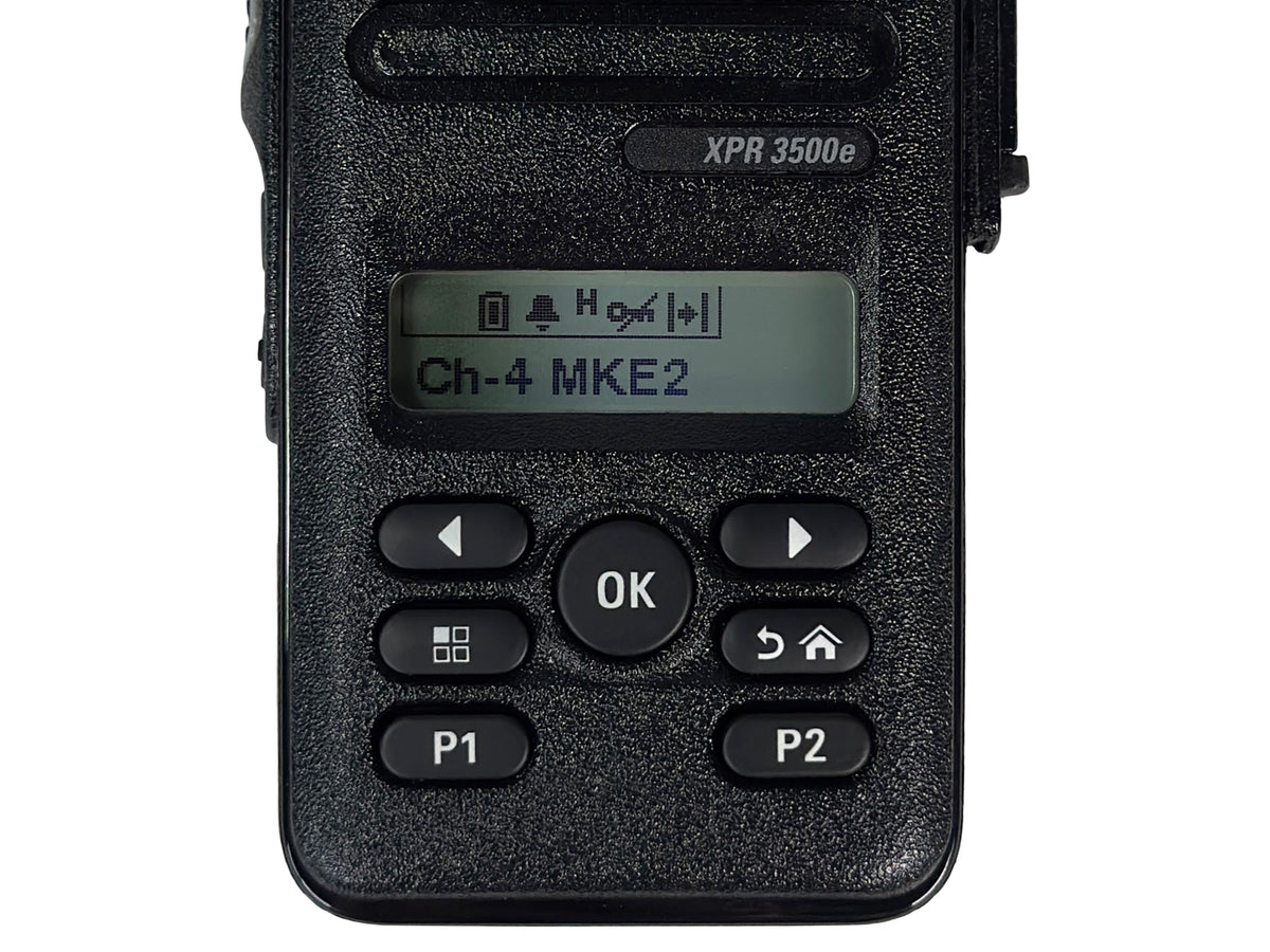 Motorola MOTOTRBO XPR 3500e Digital Two-Way Radio (IP67) with PMNN4409 Battery