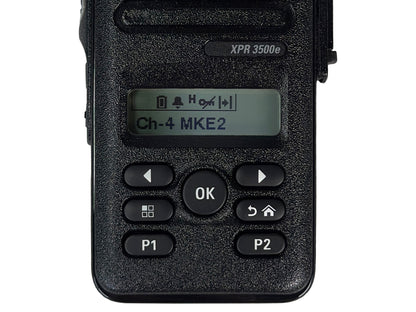 Motorola MOTOTRBO XPR 3500e Digital Two-Way Radio (IP67) with PMNN4409 Battery