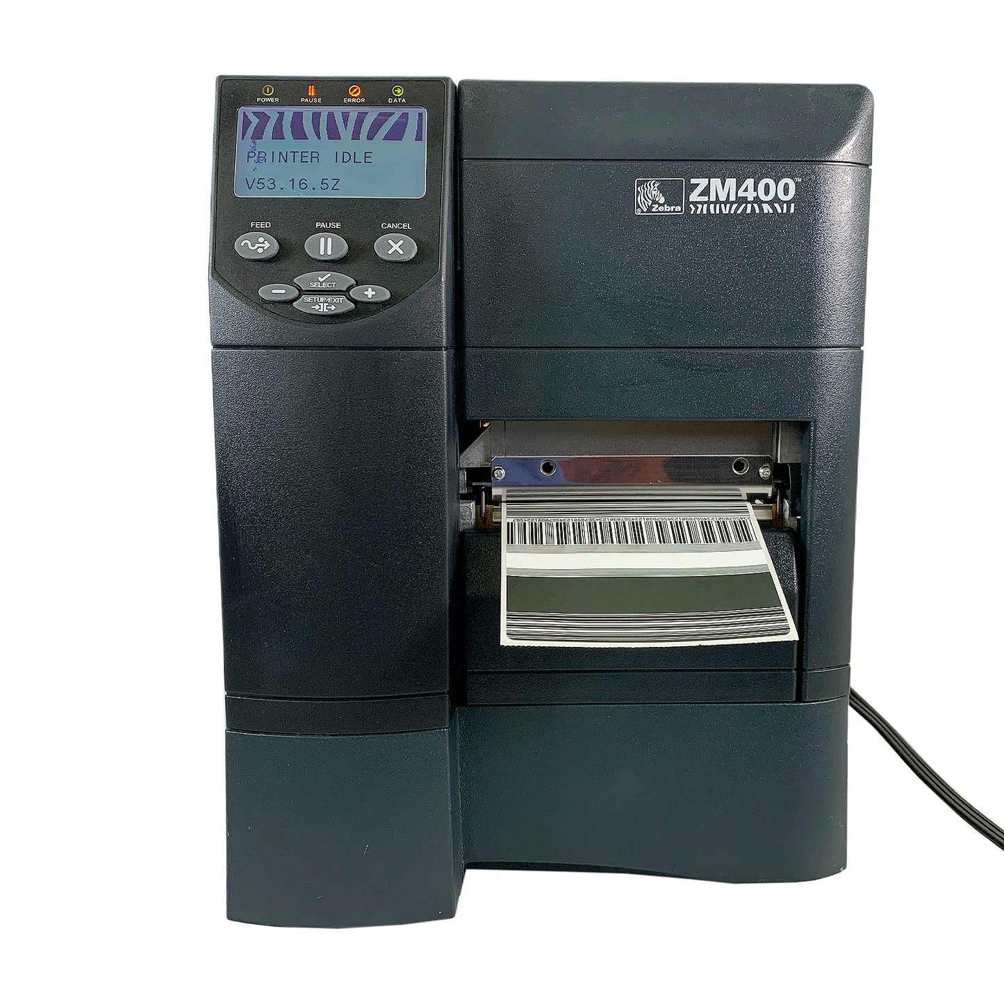 Zebra ZM400 Industrial Thermal Barcode Printer 203 DPI Serial Parallel USB Ethernet