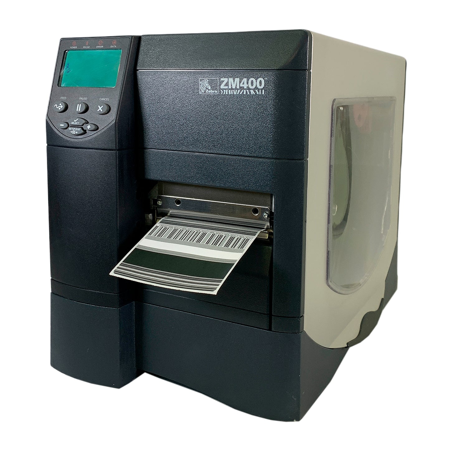 Zebra ZM400 Industrial Thermal Barcode Printer 203 DPI Serial Parallel USB Ethernet