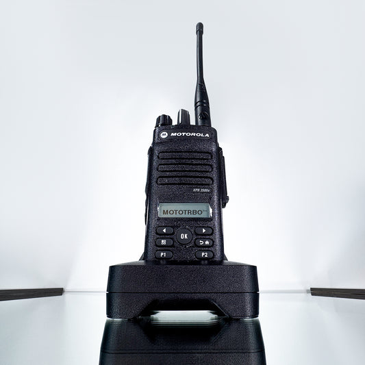 Motorola XPR3500e DMR Digital Analog UHF Two-Way Radio | Handled Microphone