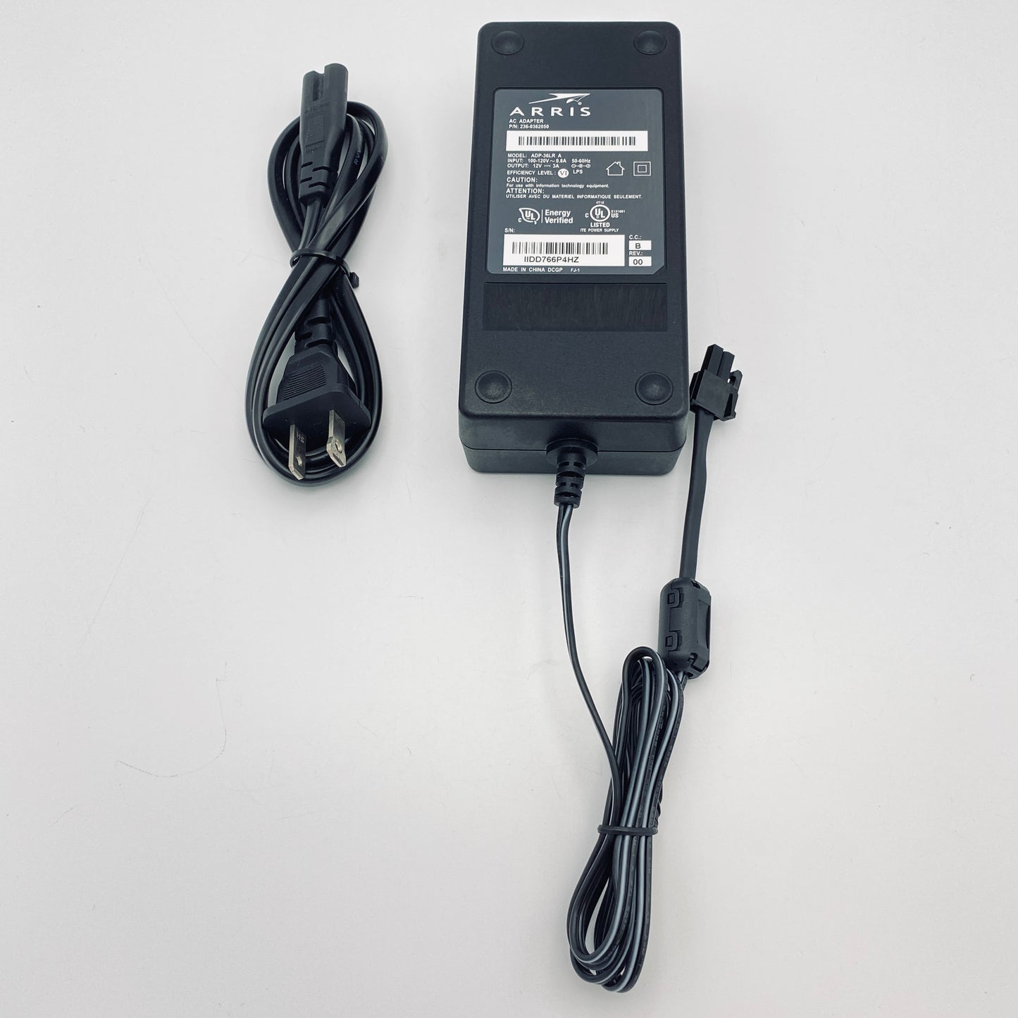 NEW Arris 36W AC Power Adapter ATS036T-P120 – 12V 3A 2-Pin Charger