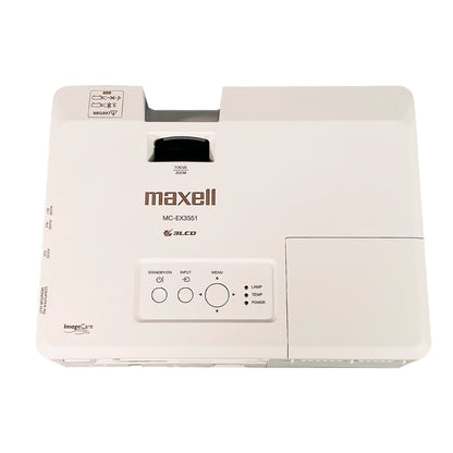 Maxell MC-EX3551 Portable Classroom & Meeting Room Projector | 3700 Lumens HDMI