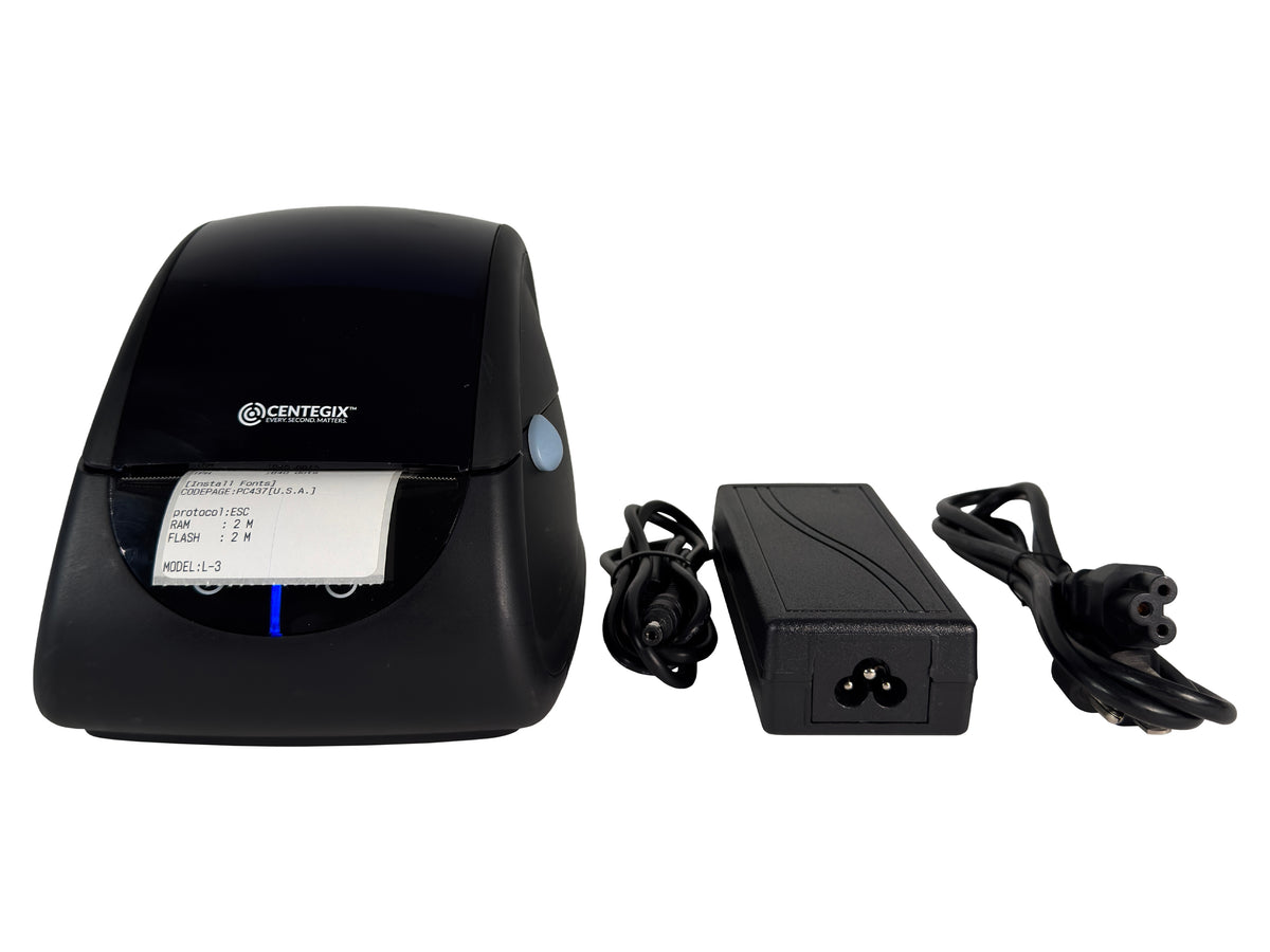 Thermal Label & Receipt Printer L-3 – USB, RS232, Power Supply