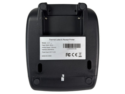 Thermal Label & Receipt Printer L-3 – USB, RS232, Power Supply