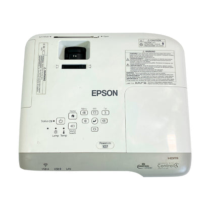 Epson PowerLite 107 H895A LCD Projector | 3500 ANSI Lumens