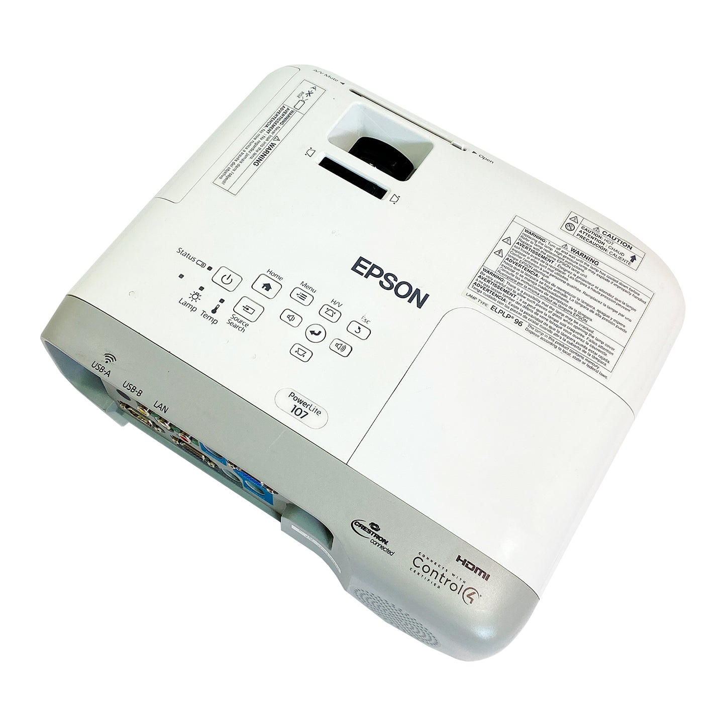 Epson PowerLite 107 H895A LCD Projector | 3500 ANSI Lumens