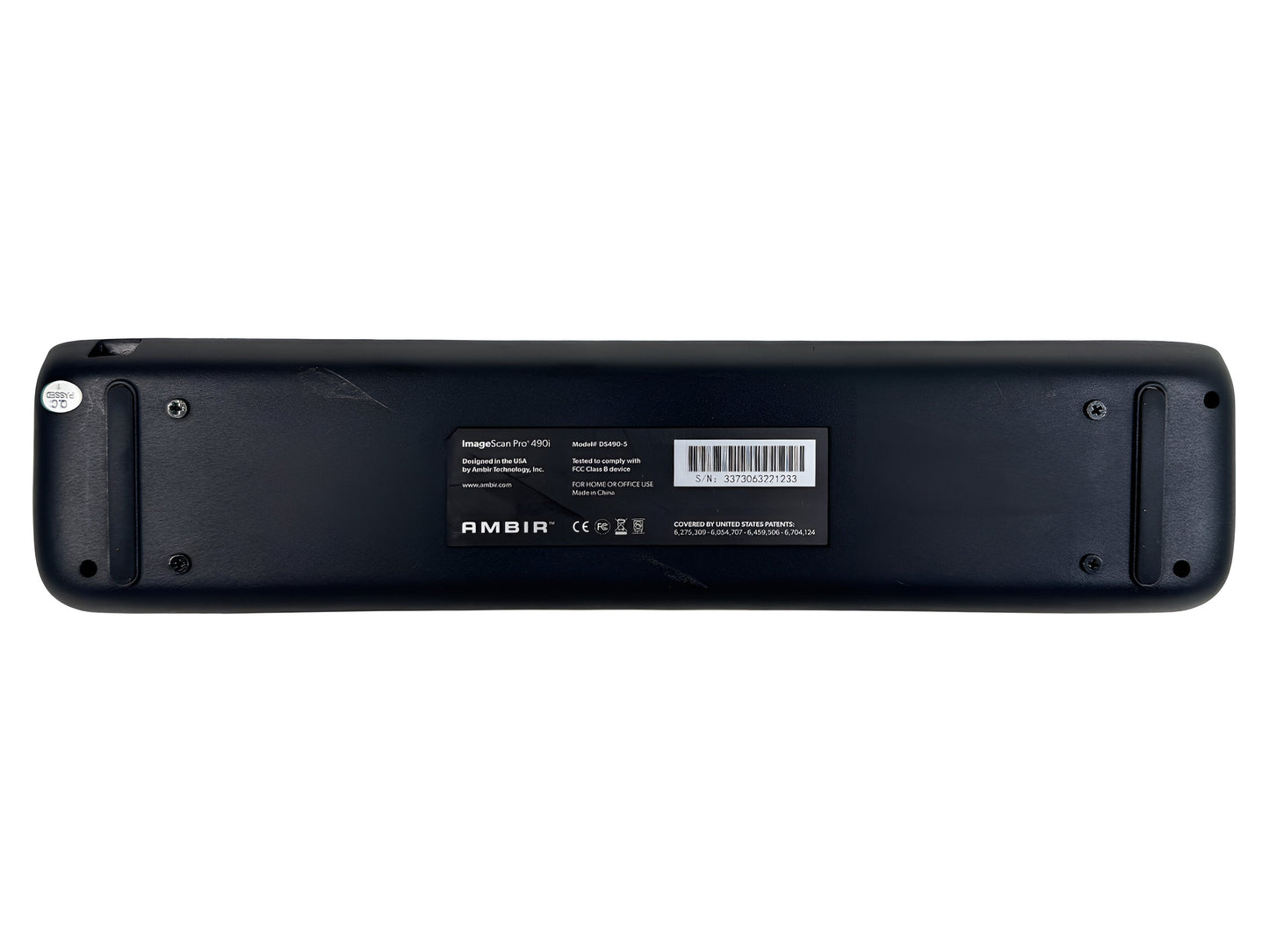 Ambir ImageScan Pro 490i Duplex Sheet-fed Document & ID Card Scanner | 600 DPI, USB 2.0 (DS490-5)