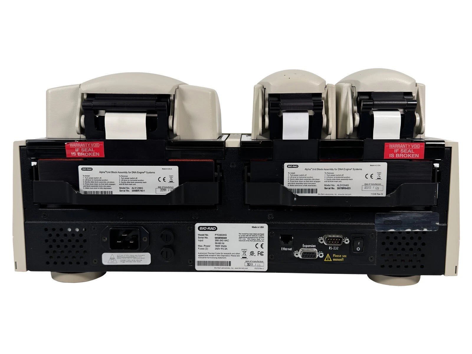 Bio - Rad Dyad Peltier Thermal Cycler PTC0220G – ALD1244G ALS1296G