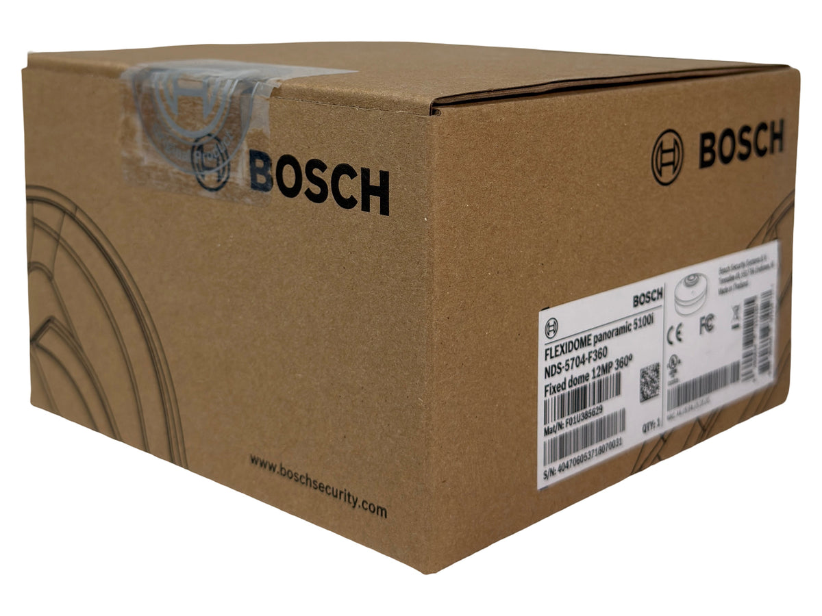 Bosch FLEXIDOME 5100i 12MP 360° Panoramic IP Camera | NDS-5704-F360