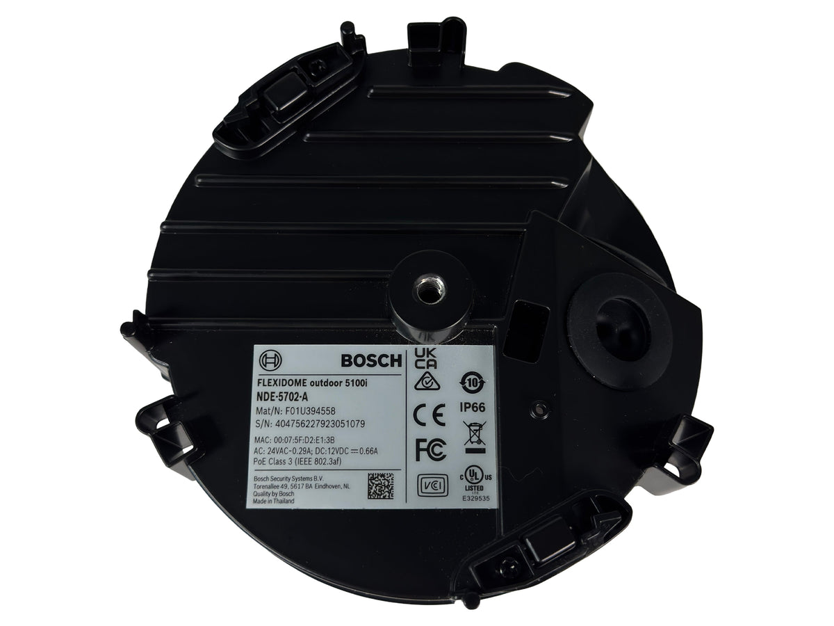 Bosch NDE-5702-A FLEXIDOME 5100i Outdoor IP Dome Security Camera