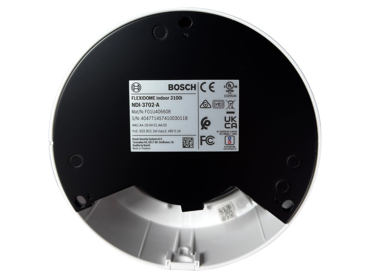 Bosch NDI-3702-A FLEXIDOME 3100i IR 2MP Indoor IP Dome Security Camera