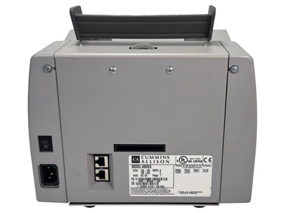 Cummins Allison JetScan 4065ES Currency Bill Counter – UV/MG/Fluorescence Detection, Touchscreen