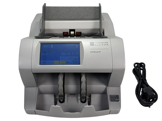 Cummins Allison JetScan 4065ES Currency Bill Counter – UV/MG/Fluorescence Detection, Touchscreen