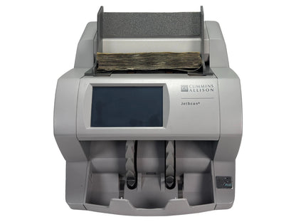 Cummins Allison JetScan 4065ES Currency Bill Counter – UV/MG/Fluorescence Detection, Touchscreen