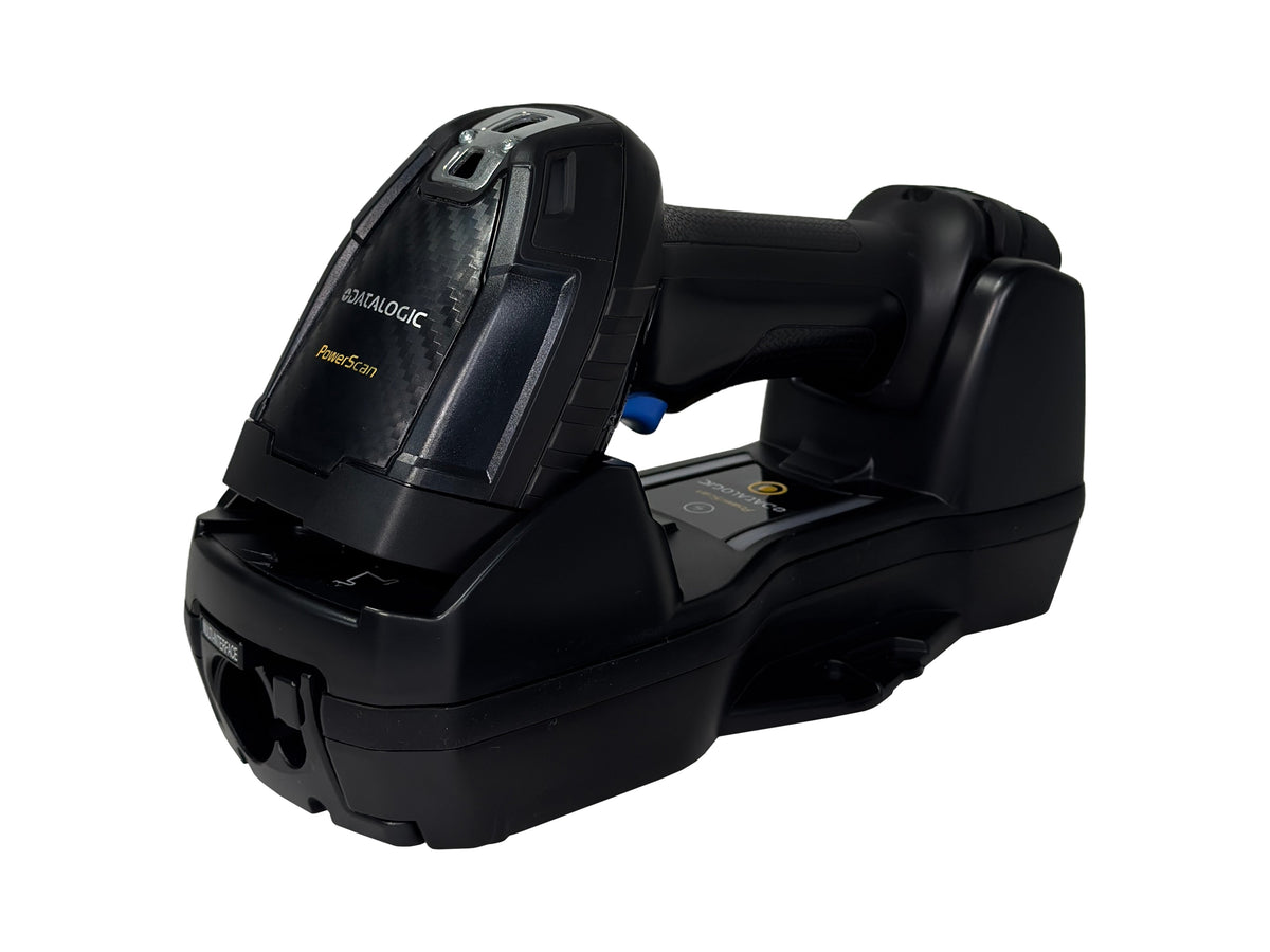 Datalogic PowerScan PM9600 SR910RB Wireless Barcode Scanner Set with BC9600 Base Station & Cable