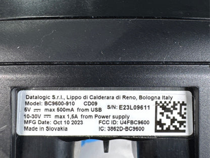 Datalogic PowerScan PM9600 SR910RB Wireless Barcode Scanner Set with BC9600 Base Station & Cable