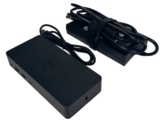 Dell D6000 Universal USB - C 4K Docking Station – Dual Display HDMI DisplayPort MKX27