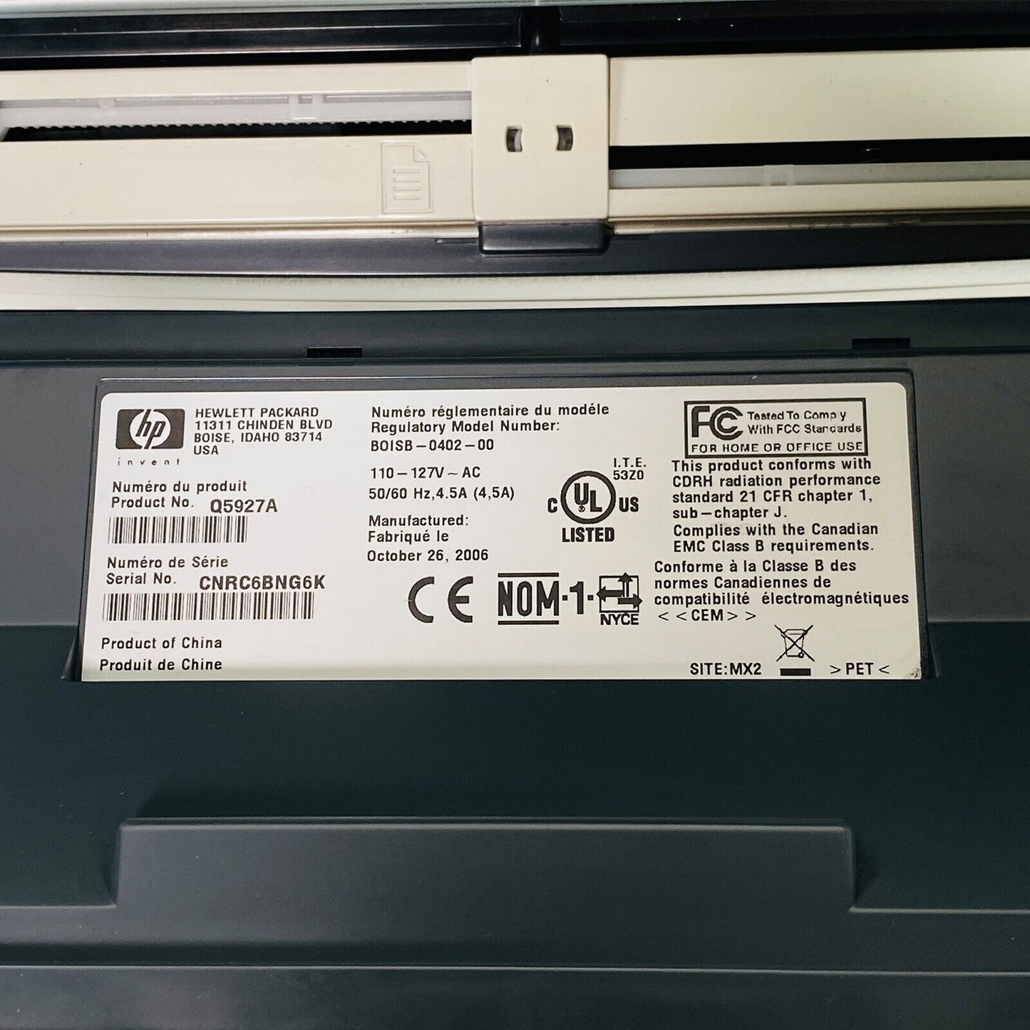 HP LaserJet 1320 Tested Laser Printer Q5927A