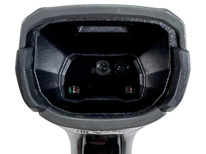 Close up of scan window and imager lens
