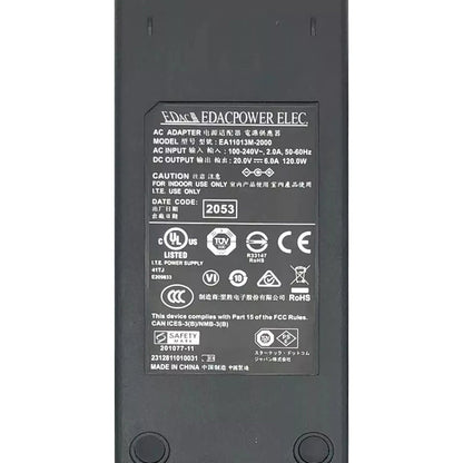 EDac 120W AC Adapter 20V 6A PA-1121-76 Charger for MSI / Clevo