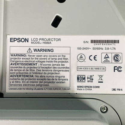 Epson BrightLink 595Wi WXGA 3300 Lumens Ultra Short Throw Interactive Projector with HDMI