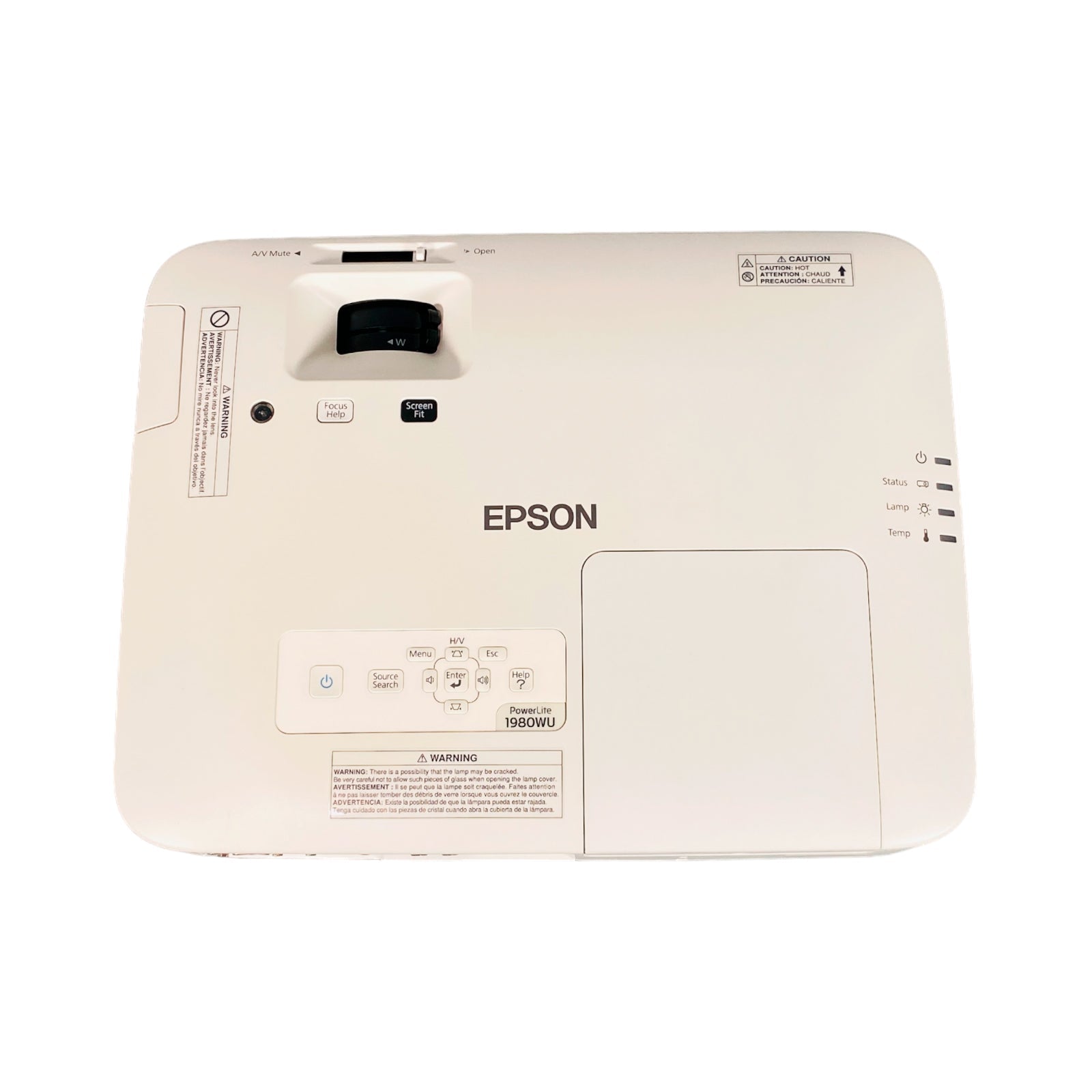 Epson PowerLite 1980WU 3LCD Projector - WUXGA 4400 ANSI Lumens, HDMI 1080p - TeKswamp