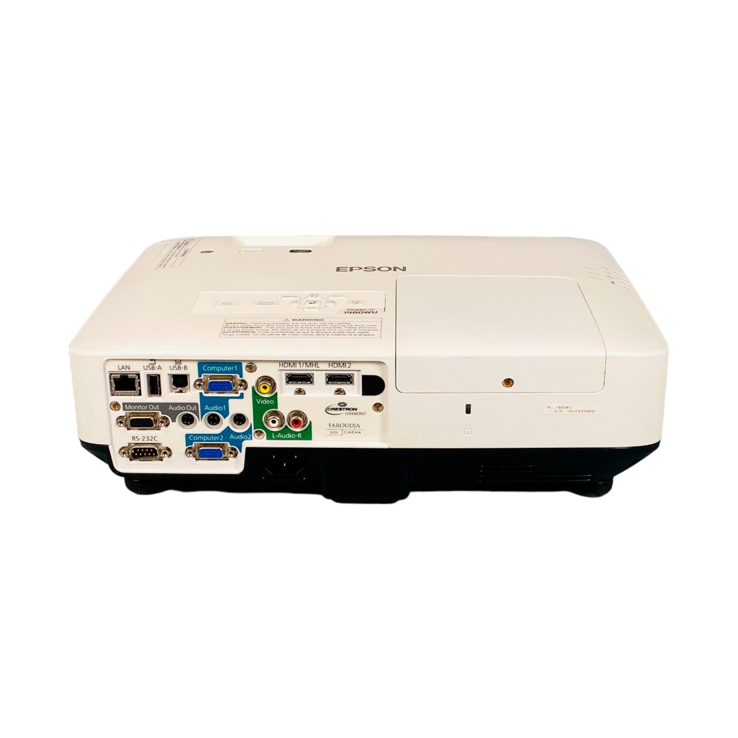 Epson PowerLite 1980WU 3LCD Projector - WUXGA 4400 ANSI Lumens, HDMI 1080p - TeKswamp