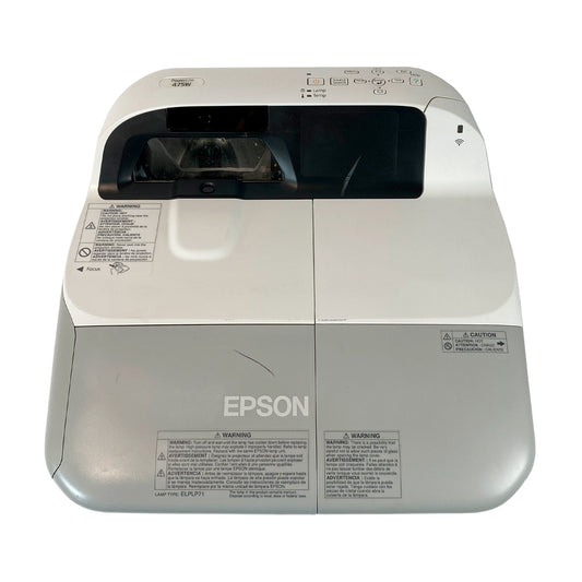 Epson PowerLite 475W WXGA 3LCD Projector | Ultra Short Throw | 2600 Lumens