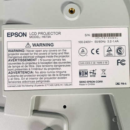 Epson PowerLite 530 3200 Lumens XGA 3LCD Short Throw Classroom & Office Projector HDMI