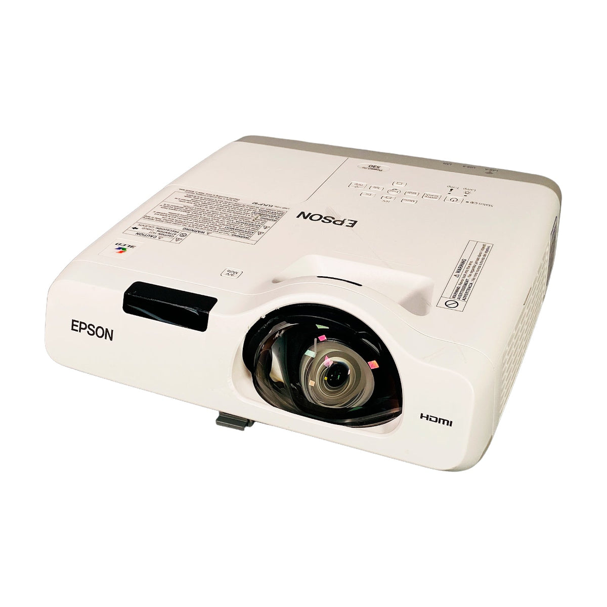 Epson PowerLite 530 3200 Lumens XGA 3LCD Short Throw Classroom & Office Projector HDMI